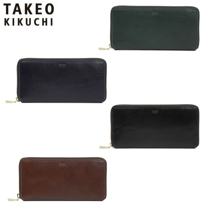 特典もれなくプレゼント 正規品 バレンタイン ギフト ギフト ノベルティ付 TAKEO KIKUCHI タケオキクチ TAKEO KIKUCHI タケオキクチ タケオ キクチ 長財布 ラウンドファスナー ロングウォレット Idea イデア 756607 ikt02