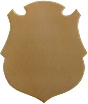 ファインホームのトールペイント用無塗装白木素材　MDFボードパターンU　335×395　 mdf-066