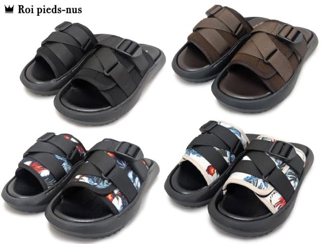 サンダル メンズ おしゃれ 粋 iki by 和 ヤマトサンダル Roi pieds-nus VM2513 SANDAL メンズ