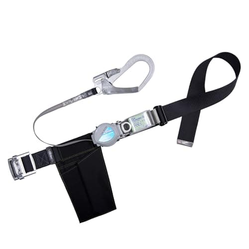 [藤井電工] 新規格 胴ベルト型 2WAY リトラ 巻取式 ロック機構付き ブラック 黒 Mサイズ ベルト長さ 1200mm TB-TRN-59