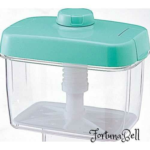 リス 即席漬物容器 角型 グリーン 2.2L ハイペット レシピ付き 日本製 S-22