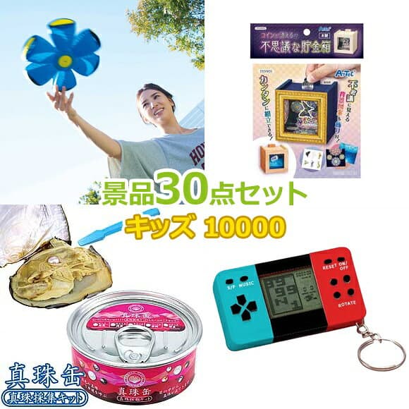 ビンゴ 景品 子供 子供会 景品 セット 【キッズ景品 10,000円 30点セット】 くじ引き 景品 小学生 こども 子供用 おもちゃ 玩具 男の子 女の子 プレゼント お祭り 縁日