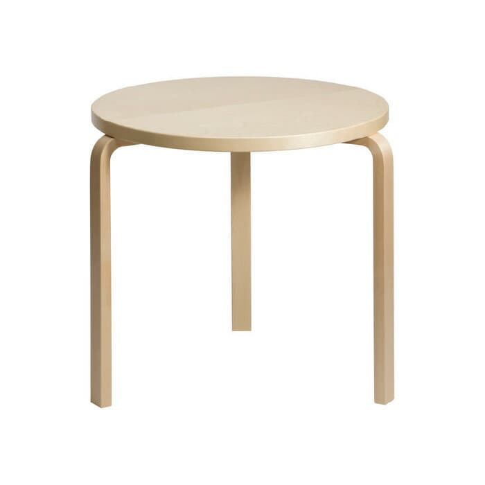 Artek 90B TABLE 90Bテーブル バーチ材 ナチュラルラッカー仕上げ 新生活 引っ越し 父の日 実用的 インテリア 【納期】約3〜4週間（メーカー欠品時を除く）