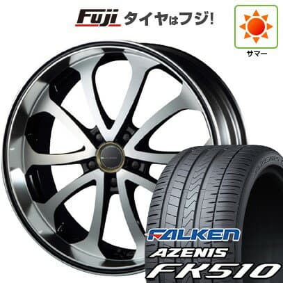 【新品国産車用5穴114.3】 夏タイヤ ホイール4本セット 215/35R19 ファルケン アゼニス FK510 エムズスピード ジュノウ バベル【限定】 19インチ(送料無料)