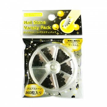 ビューティーネイラー ネイルストーンバリューパック スクエアブラック SVP-8 【北海道・沖縄・離島配送不可】