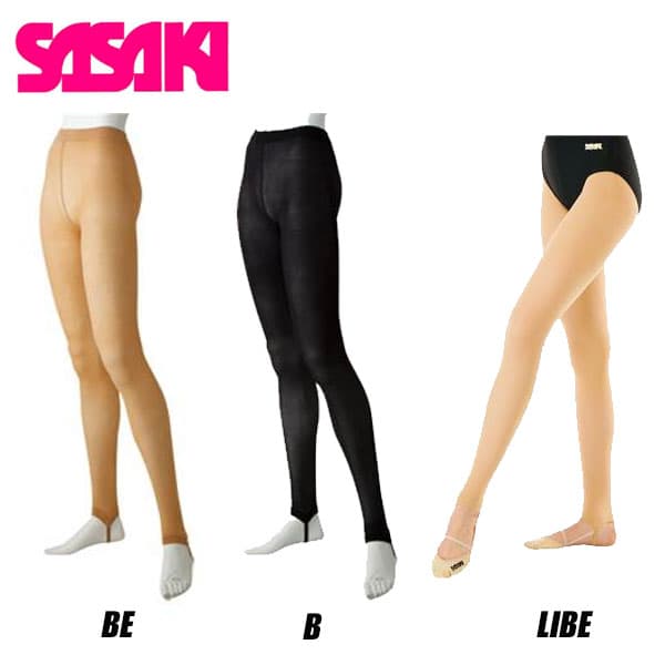 メール便発送 即納可☆【SASAKI】ササキ ストレッチタイツ 新体操 T1800