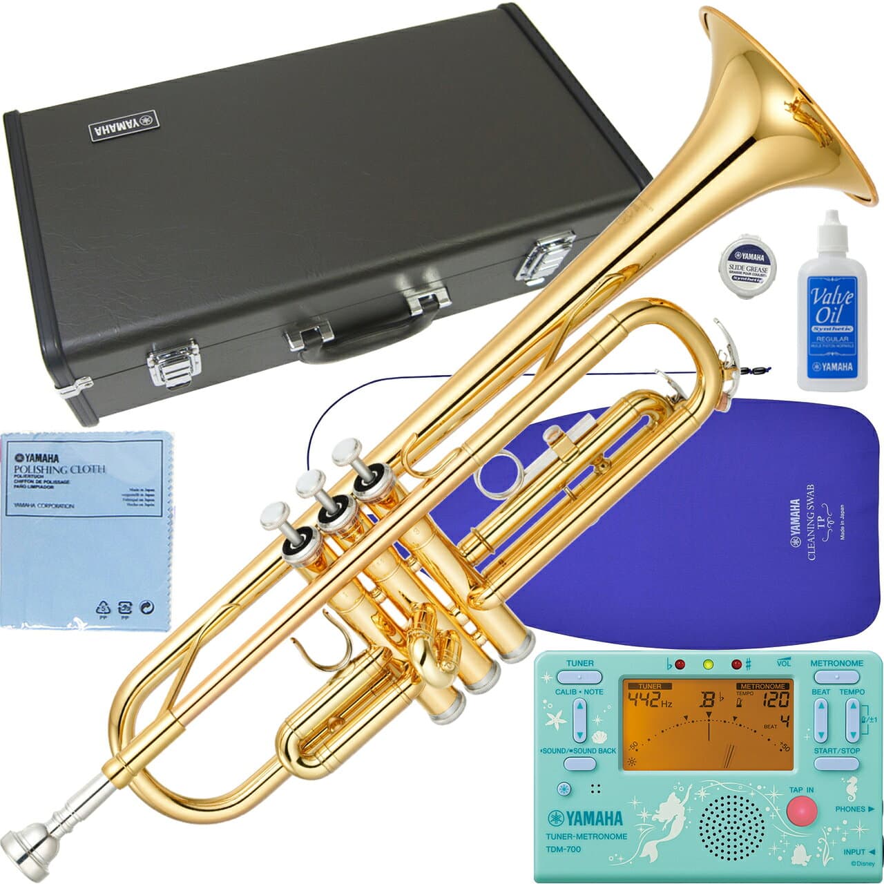 YAMAHA ヤマハ 5年保証サポート対象 YTR-2330 トランペット ラッカー ゴールド B♭ Trumpets TDM-700DARL アリエル セットI　以下対応不可 北海道 沖縄 離島