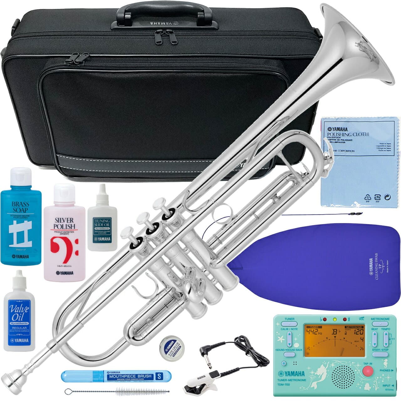 YAMAHA ヤマハ 5年保証サポート対象 YTR-4335GS2 トランペット 銀メッキ YTR-4335GSII B♭ Trumpet セットB　以下対応不可 北海道 沖縄 離島 代引き