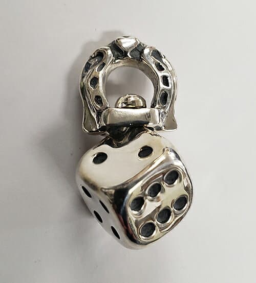 GANGSTERVILLE & galcia " DICE PENDANT HEAD " SILVER 925 BRASS ギャングスタービル ガルシア ダイス ペンダント 【 GLAD HAND / グラッドハンド 】 (GSG-NT001)　＊1個の値段です。 thumbnail 3