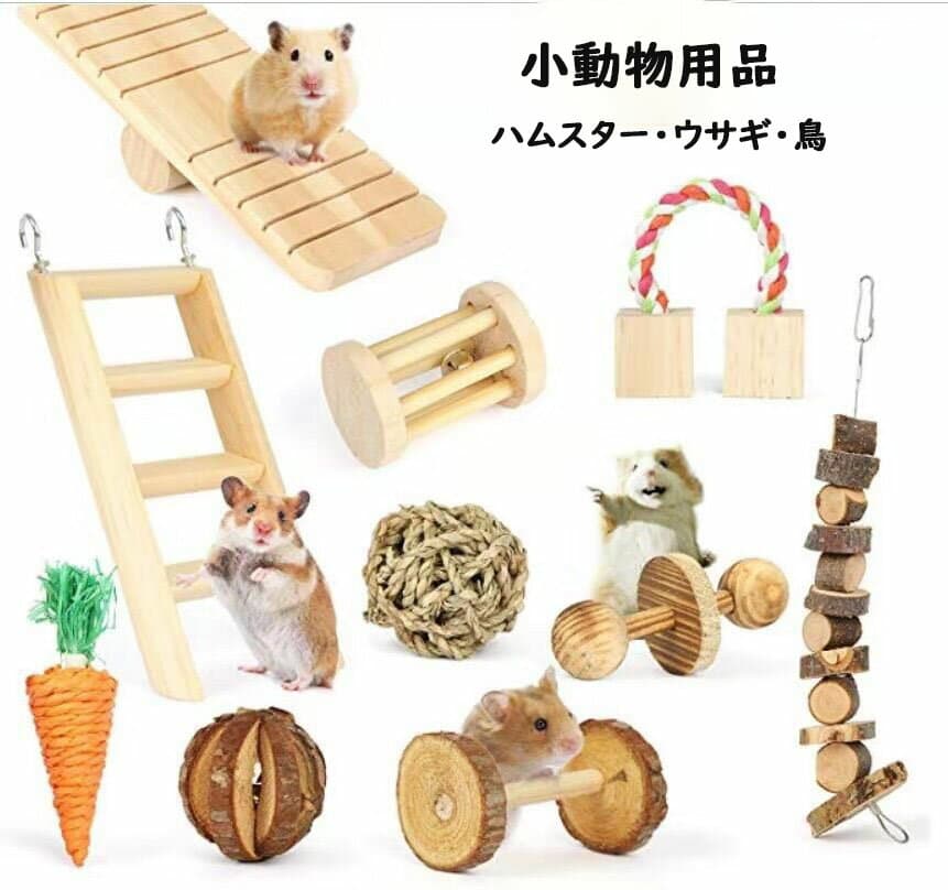 送料無料 小動物用品 おもちゃ ウサギ うさぎ ペット用 おもちゃ ハムスター 鳥 遊園地 ストレス発散 運動不足対策