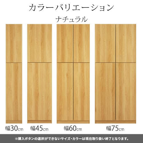 壁面収納 本棚 扉付き 収納 棚 cdラック dvdラック 収納棚 リビング オフィス 台所 キッチン 書斎 木製 国産 マグネット ラック シェルフ 漫画 扉付き収納 整理棚 書棚 おしゃれ 約 幅 30/45/60/75 cm 全3色 【組立品/完成品が選べる】 thumbnail 3