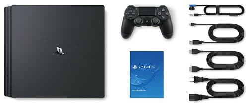 【中古・箱説あり・付属品あり・傷なし】PlayStation4 Pro CUH−7000BB01 ジェット・ブラック 1TBプレイステーション4 ゲーム機本体