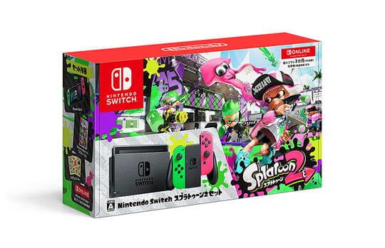 【中古・箱説あり・付属品あり・傷なし】Nintendo Switch スプラトゥーン2セット (同梱版)ニンテンドーSwitch ゲーム機本体