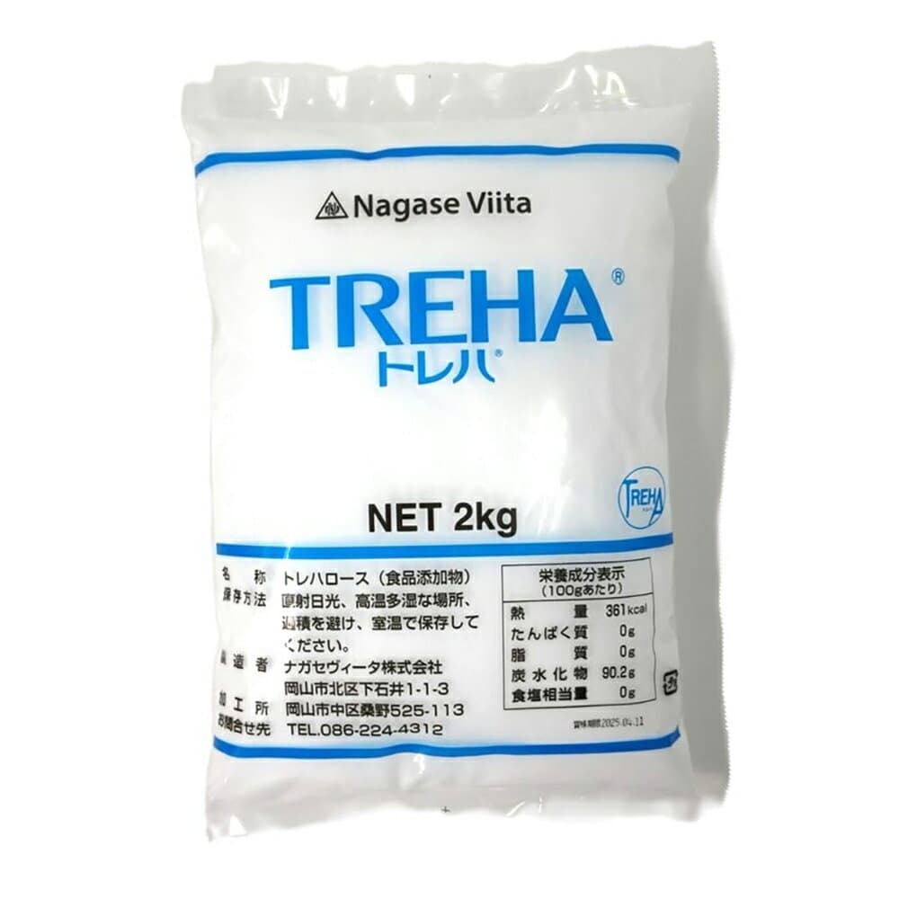 【ケース販売 6個入1ケース】林原ナガセウ゛ィータ トレハロース 2kg 1袋