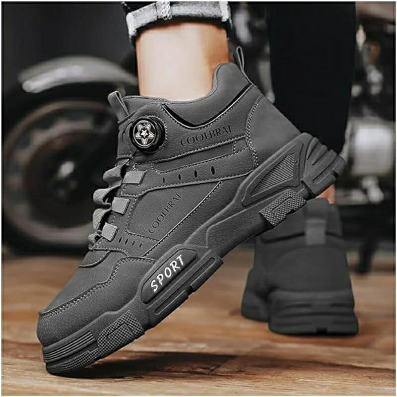 バイクシューズ メンズ ライディングブーツ 厚底 オートバイブーツ レーシングブーツ ダイヤル式 バイク用ライディングシューズ 滑り止め 耐摩耗性 保護靴 バイク用品 男女兼用 thumbnail 3