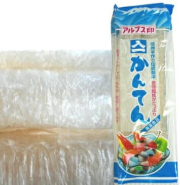 【ランキング1位獲得】寒天 2本入り 【かんてん ところてん 天草 寒天の里 アルプス印 イリイチ 入一 お菓子 海藻 常温商品】