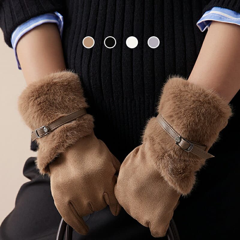 手袋 レディース フワフワ 防寒グローブ タッチパネル操作 スマホ対応 五本指 暖かい グローブ 冬 秋 おしゃれ 防風 防寒 柔らか ふわふわ 可愛い 自転車 バイク 誕生日 厚手 防風 伸縮 柔らかい 通勤 通学 送料無料