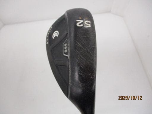 【中古】 クリーブランド Cleveland 588 RTX 2.0 キャビティバック ブラックサテン 52°/10° ウェッジ WG NS PRO 950GH (フレックスS) メンズ 男性用 右利き 右用 Cランク ゴルフクラブ