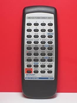 【中古】シャープ オーディオリモコン MD-F1 RRMCG0118AWSA