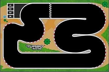 【中古】ハイテック Turbo Racing RCトラック アドバンスB 80×120cm ターボレーシング純正品 サーキット レース用コース レースマット オプションパーツ