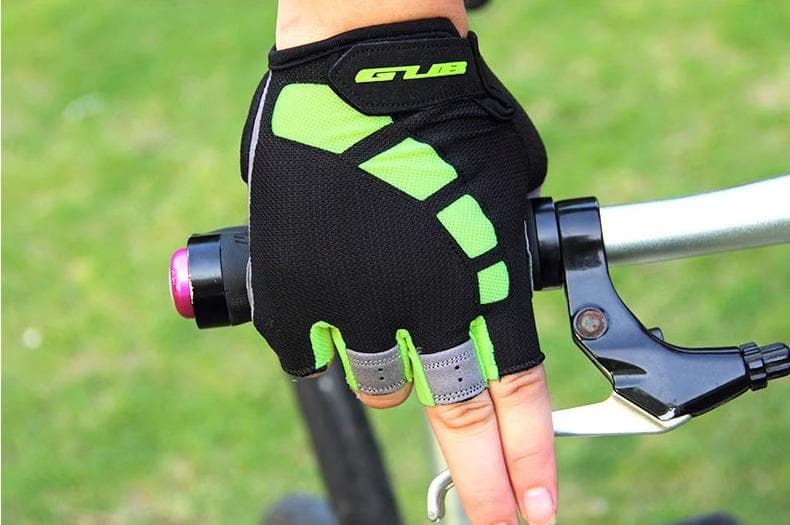 サイクリング グローブ 自転車 手袋 指切り メンズ レディース シリコンジェル 衝撃吸収 マウンテンバイク フィットネスバイク エクササイズ 夏 ブラック レッド ブルー