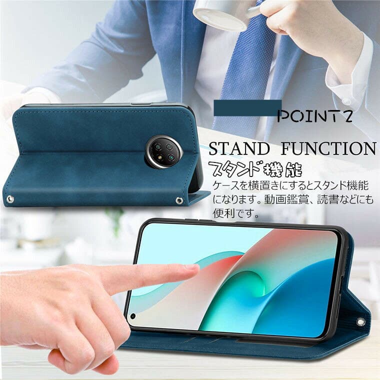 シャオミ Xiaomi Mi 11 Lite 5G ケース Xiaomi Redmi Note 10 Pro ケース Xiaomi Redmi 9T ケース Xiaomi Redmi Note 9T 5G ケース xiaomi redmi note 9s ケース 手帳 カバー 手帳型ケース スタンド カード収納 シリコン TPU PUレザー スマホケース 保護ケース マグネット thumbnail 3