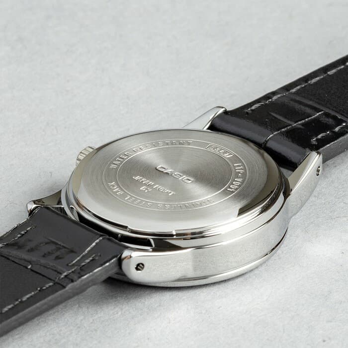 【10年保証】【日本未発売】CASIO STANDARD カシオ スタンダード LTP-V001L-7B 腕時計 時計 ブランド レディース キッズ 子供 女の子 チープカシオ チプカシ アナログ ブラック 黒 シルバー レザー 革ベルト 海外モデル ギフト プレゼント thumbnail 3
