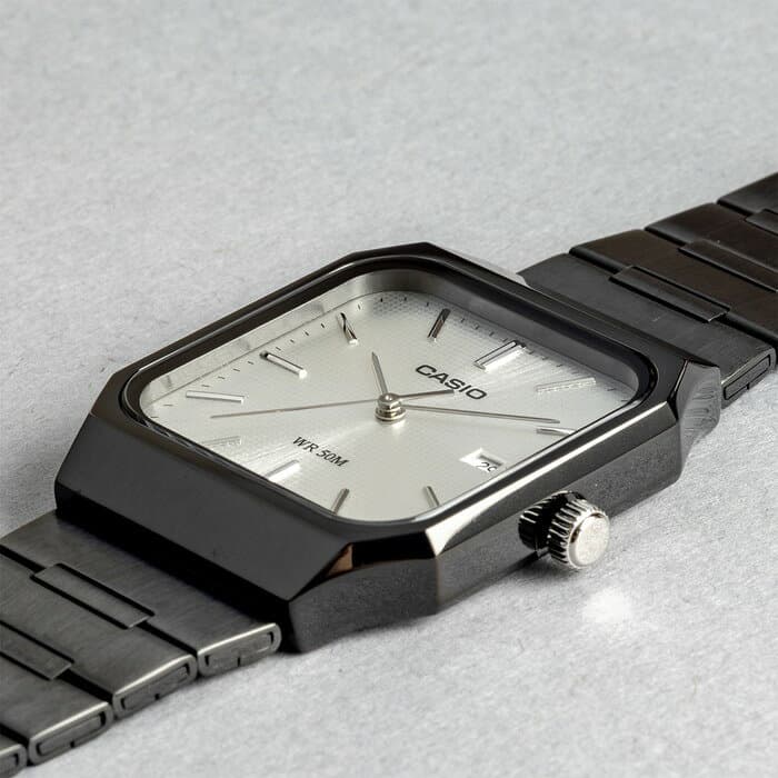 【10年保証】【日本未発売】CASIO STANDARD MEN カシオ スタンダードMTP-B185D腕時計 時計 ブランド メンズ レディース キッズ 子供 男の子 女の子 チープカシオ チプカシ アナログ 角型 薄型 軽量 日付 防水 高見え レトロ メタル フルメタル 海外モデル thumbnail 3
