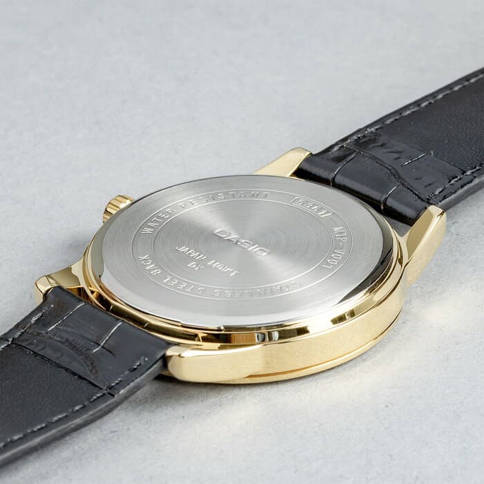 【10年保証】【日本未発売】CASIO STANDARD カシオ スタンダード MTP-V001GL-7B 腕時計 時計 ブランド メンズ レディース キッズ 子供 男の子 女の子 チープカシオ チプカシ アナログ ゴールド 金 ホワイト 白 レザー 革ベルト 海外モデル ギフト プレゼント thumbnail 3