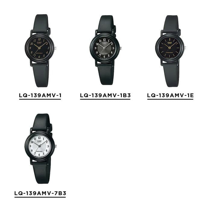 【10年保証】CASIO STANDARD WOMEN カシオ スタンダード LQ-139AMV 腕時計 時計 ブランド レディース キッズ 子供 女の子 チープカシオ チプカシ アナログ 薄型 軽量 ビジネス シンプル カジュアル かわいい ブラック 黒 ホワイト 白 海外モデル ギフト プレゼント thumbnail 2