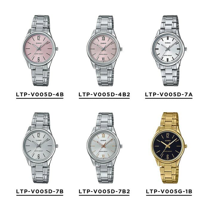 【10年保証】【日本未発売】CASIO STANDARD WOMEN カシオ スタンダード LTP-V005D 腕時計 時計 ブランド レディース キッズ 子供 女の子 チープカシオ チプカシ アナログ 軽量 薄型 ビジネス 高級感 高見え シンプル かわいい メタル 海外モデル ギフト プレゼント thumbnail 3