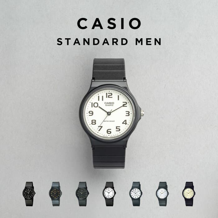【10年保証】【日本未発売】CASIO STANDARD MEN カシオ スタンダード MQ-24 腕時計 時計 ブランド メンズ レディース キッズ 子供 男の子 女の子 チープカシオ チプカシ アナログ ブラック 黒 ホワイト 白 銀 金 薄型 軽量 軽い 海外モデル ギフト プレゼント