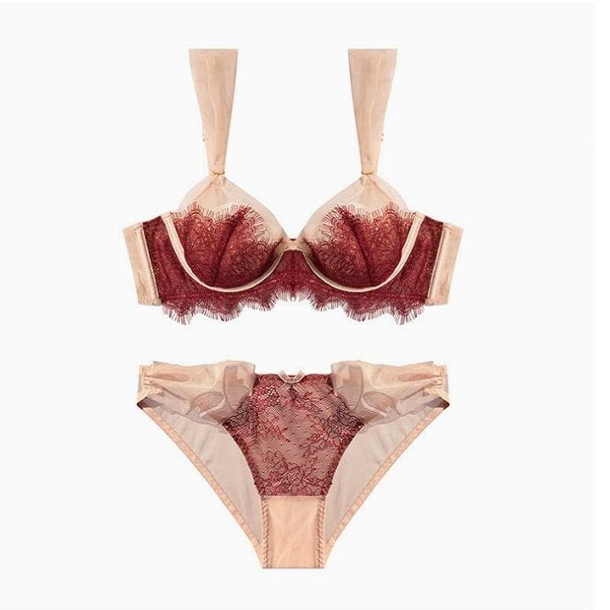 「新品」ブラジャーショーツ セット 総レース シースルー 下着セット 下着 セクシー ランジェリー 下着 透け透け レディース 女性 ブラジャー ノーパッドBCDEカップ シースルー ブラ 透けるブラジャー