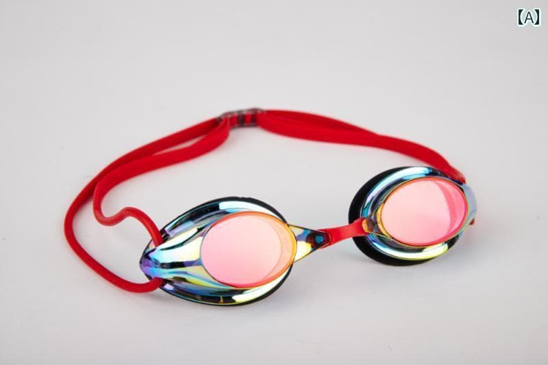 ゴーグル キッズ用 水中めがね 大人 ティーンエイジャー 女性用 水泳 ゴーグル レーシング プロ用 防水 防 曇 男の子と 女の子 コーティング 競技用