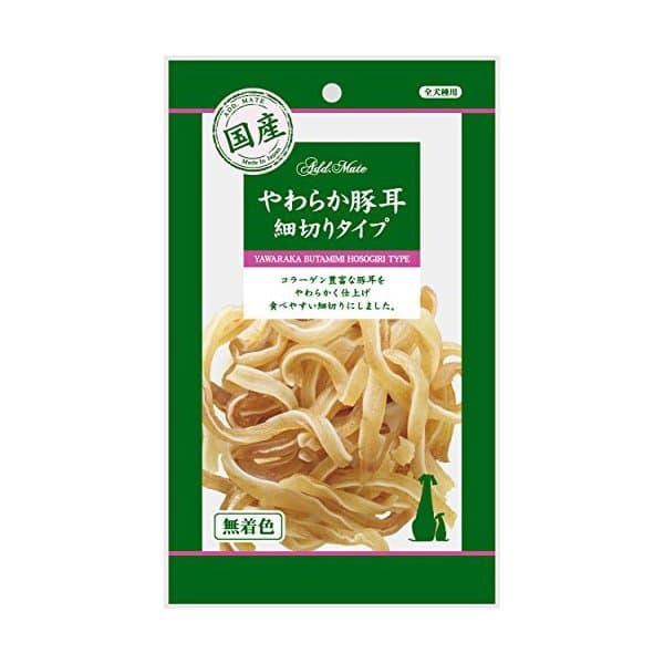 （株）ペティオ プロショップ事業部 やわらか豚耳 細切りタイプ 85g 犬用品 スナック ドックフード｛NP}