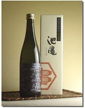 池亀 純米大吟醸　無濾過無加水　糸島産山田錦米100％使用限定品　720ML(日本酒 酒 お酒 ギフト プレゼント ランキング 通販 専門店 ラッピング グルメ お土産 男性 女性 お返し 誕生日 内祝い お礼 お祝い 退職祝い レア ご挨拶 男性 女性 新酒 お中元 お供え 初盆 お盆) thumbnail 2