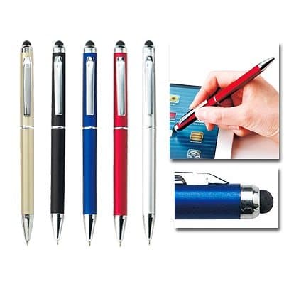 【全商品ポイント10倍！】【タッチペン付ビジネスペン】 名入れボールペン ペン名入れ 名入れ文具 文房具 ノベルティ 販促品 退職祝い 記念品 粗品 企業向け 景品 参加賞 周年記念品 ノベルティー 名前入れ 名前入り 名入れギフト グッズ ボールペン