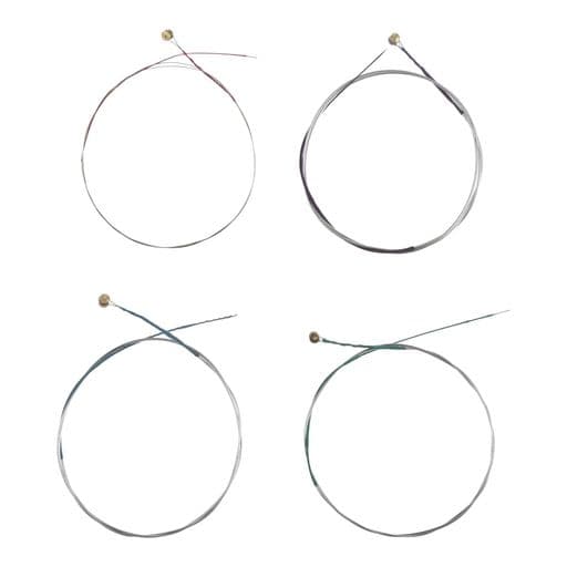 Dreldバイオリン弦4本セットステンレス鋼製良質丈夫で長持ち3/4&4/4ヴァイオリンストリングE・A・D・Gスチール弦セットバイオリン交換部品