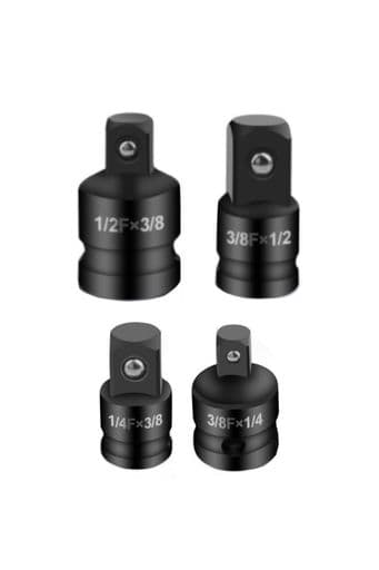 YFFSFDCソケットアダプターセット差込角変換ソケット4個セット1/4”3/8”1/2”