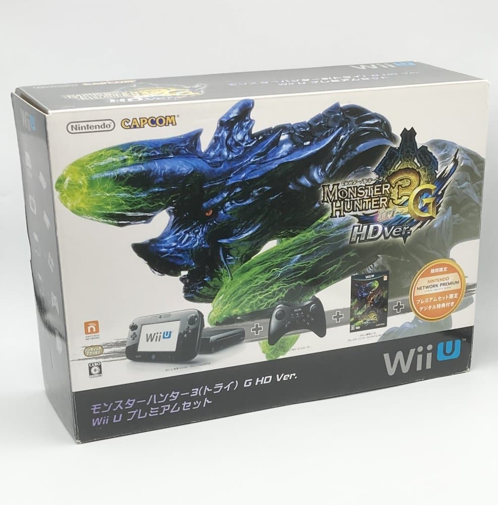 中古 モンスターハンター3 (トライ)G HD Ver. Wii U プレミアムセット