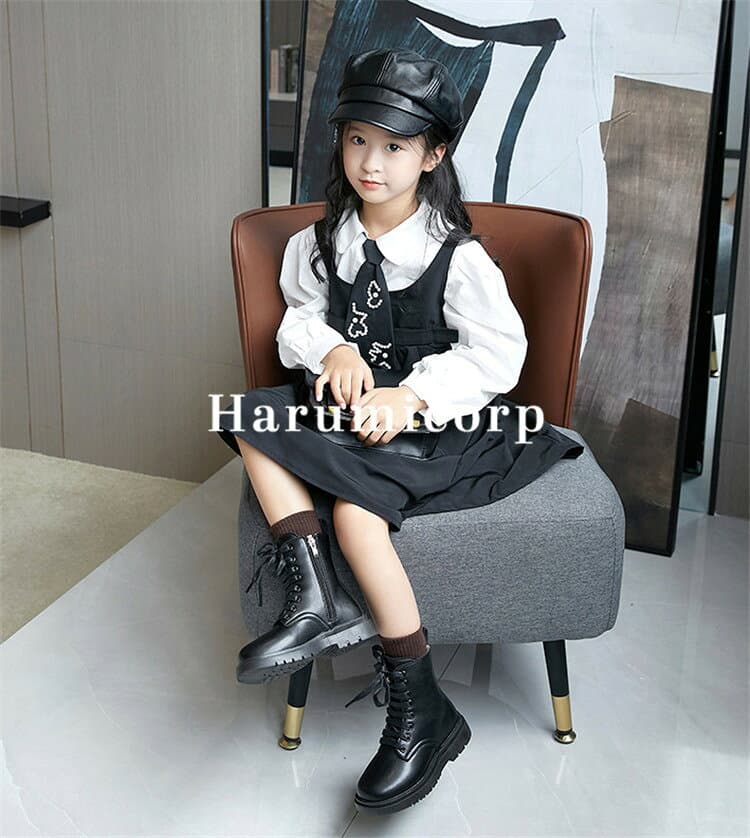 【6%OFFクーポン】子供ブーツ 裏起毛 ブーツ キッズ 女の子 男の子 春秋冬 ショートブーツ 編み上げ 子供 靴 シューズ ジュニア レースアップブーツ ジュニアブーツ キッズブーツ フォーマル靴 入学式 卒業式 発表会 結婚式 ピアノ おしゃれ 可愛い ベビー靴 暖かい 22cm thumbnail 2