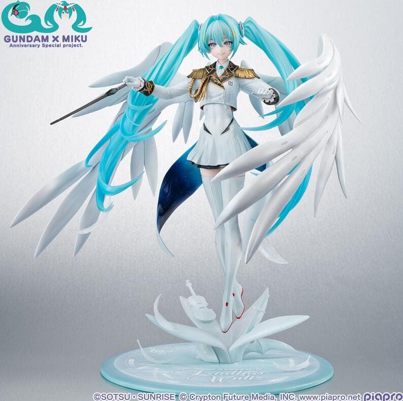 【限定販売・2026/6月発売予定】Lucrea(ルクリア) 機動戦士ガンダム45周年×初音ミク 初音ミク×ウイングガンダムゼロ EW 完成品フィギュア[メガハウス]