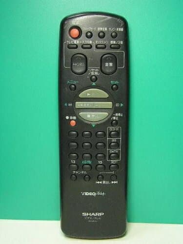 【中古】 シャープ ビデオリモコン G0125AJ