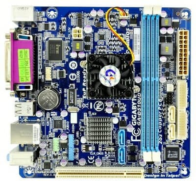 【中古】 GIGABYTE INTEL NM10 チップ搭載 マザーボード GA-D510UD