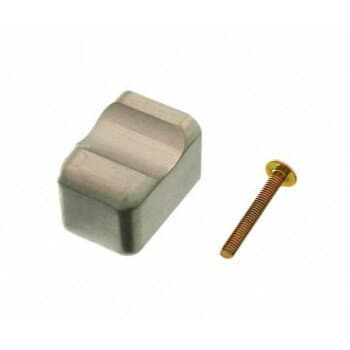 ハイロジック　17639　角キャノンツマミ　24mm　ホワイト　1個入【配送方法:メール便/同梱不可/代引不可/日時指定不可】【北海道・沖縄・離島は配達不可】