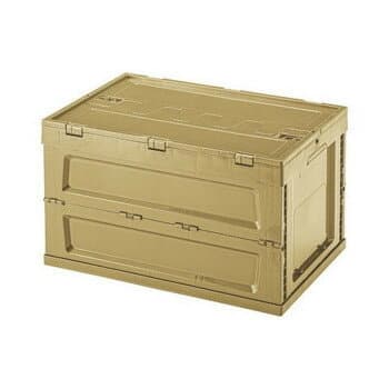 東谷 フォールディング コンテナ L ベージュ LFS-34SBE【メーカー直送：代金引換不可：同梱不可】【北海道・沖縄・離島は配達不可】