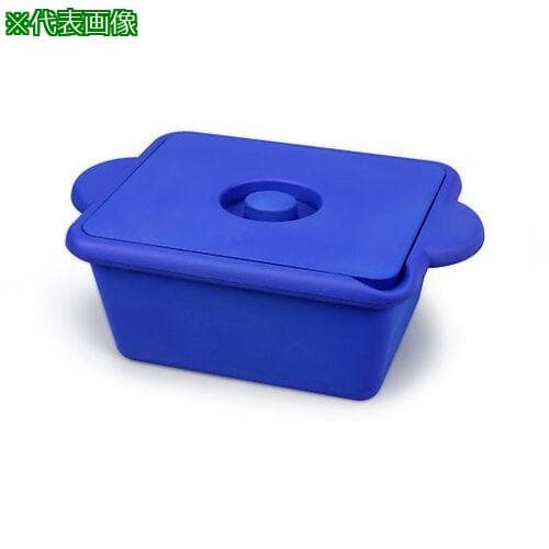 ■AS アイスバケツ 角型(青)〔品番:3857903〕【3742847:0】[送料別途見積り][法人・事業所限定][掲外取寄][店頭受取不可]