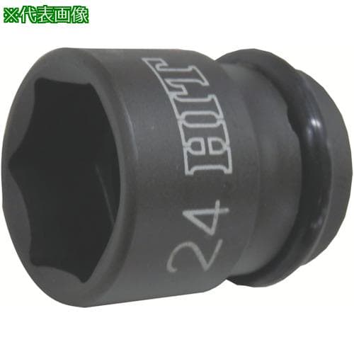 ■HIT 3/8インチ角インパクトソケット(6角) 17mm〔品番:P3H17〕【8145879:0】[送料別途見積り][掲外取寄][店頭受取不可]