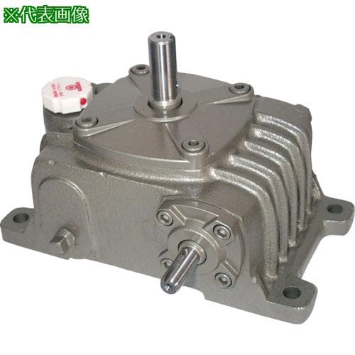 ■マキシンコー 一段ウォーム減速機 入力容量4.91kW〔品番:K120RU30〕【8277412:0】[法人・事業所限定][外直送元][店頭受取不可]