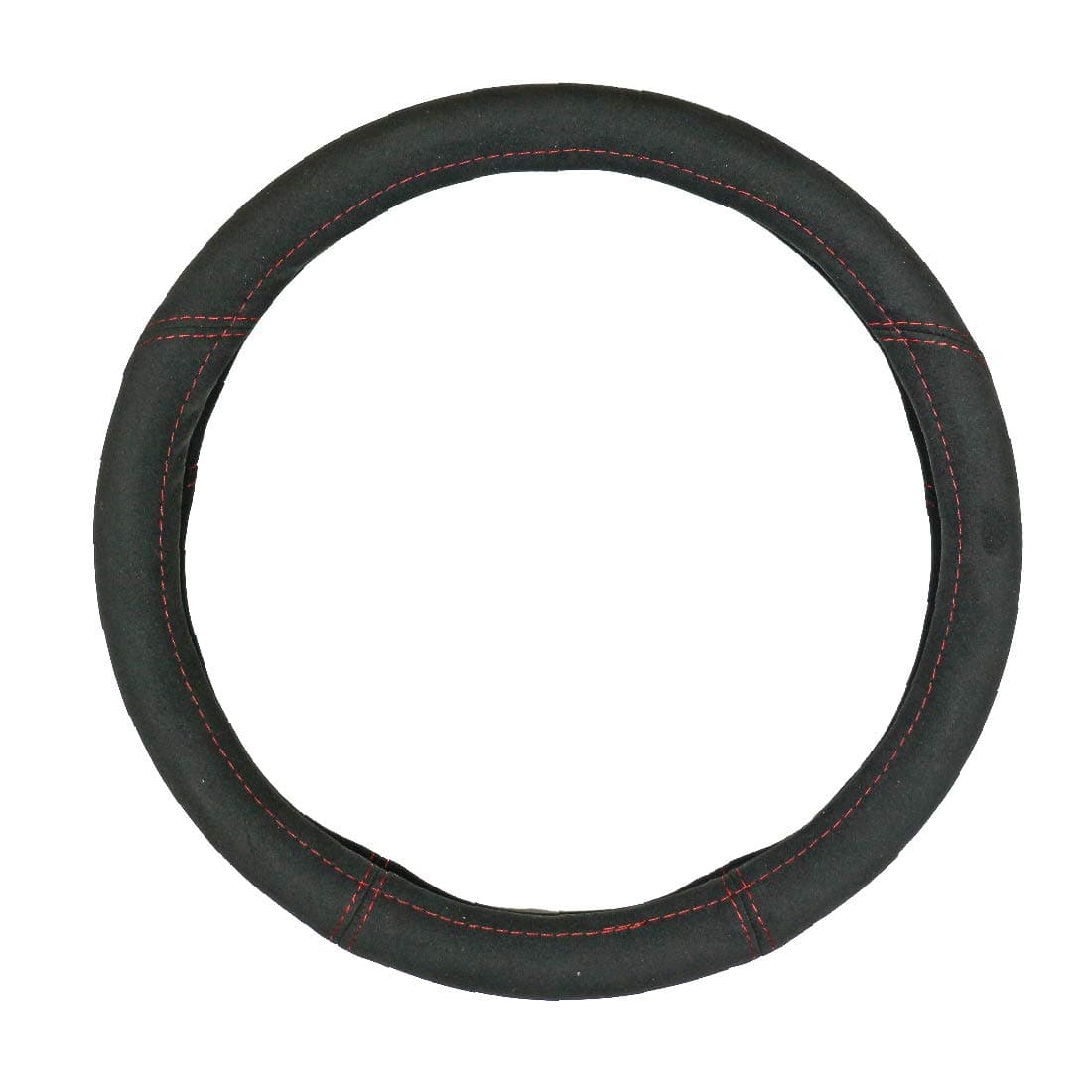 【送料無料】SKTインダストリー スエードタッチハンドルカバー SKT-STHC-01 色：ブラック/レッド、サイズ：L